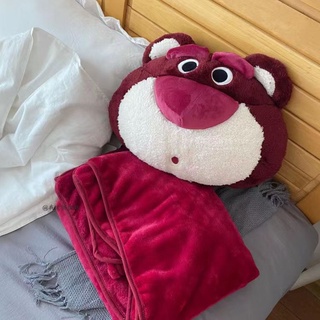 Vỏ gối hình gấu dâu tây Đồ chơi sang trọng Vỏ gối búp bê hình gấu dâu tây