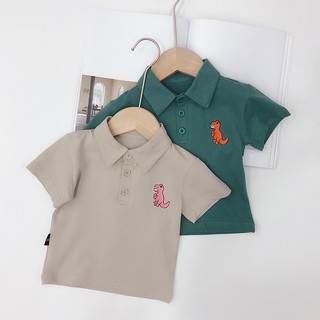 Áo sơ mi POLOT ve áo trẻ em phiên bản Hàn Quốc mùa hè 2019