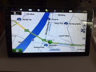 Màn android 9inch cắm sim 4g lắp chung xe hơi.