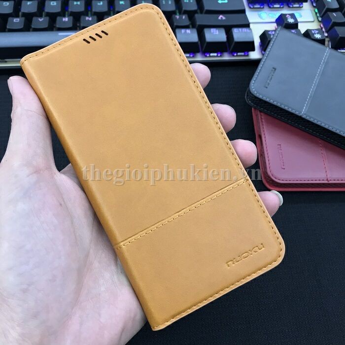 Bao da dạng ví chính hãng Nuoku Gentle 2 Series cho iPhone 7 Plus/ 8 Plus/ X/ XS Max