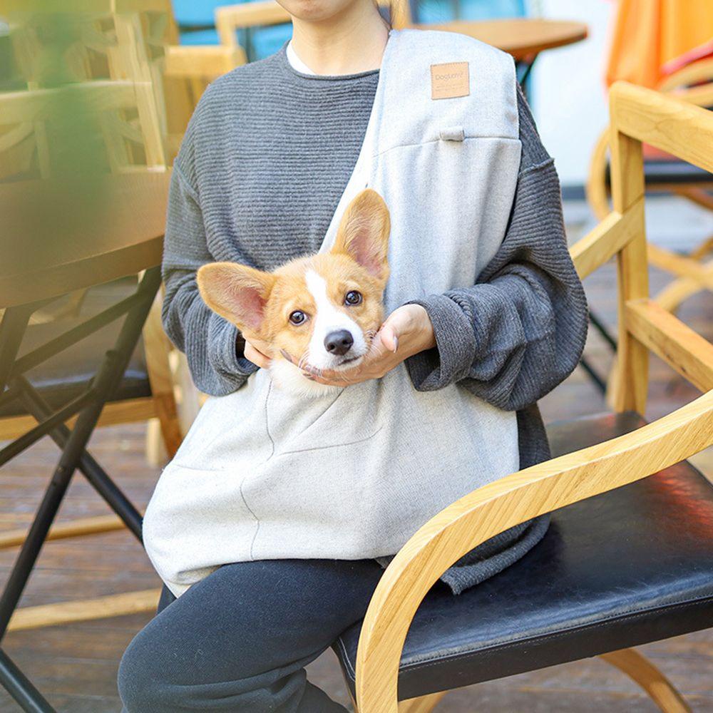 Túi Đeo Chéo Lưới Thoáng Khí Nhỏ Gọn Thoải Mái Cho Thú Cưng GOGOUP