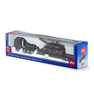 Xe tải sàn thấp chở xe tăng SIKU SUPER1:87 1872