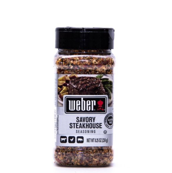 GIA VỊ THỊT BÒ Weber Savory Steakhouse Seasoning 234g (8.25oz)