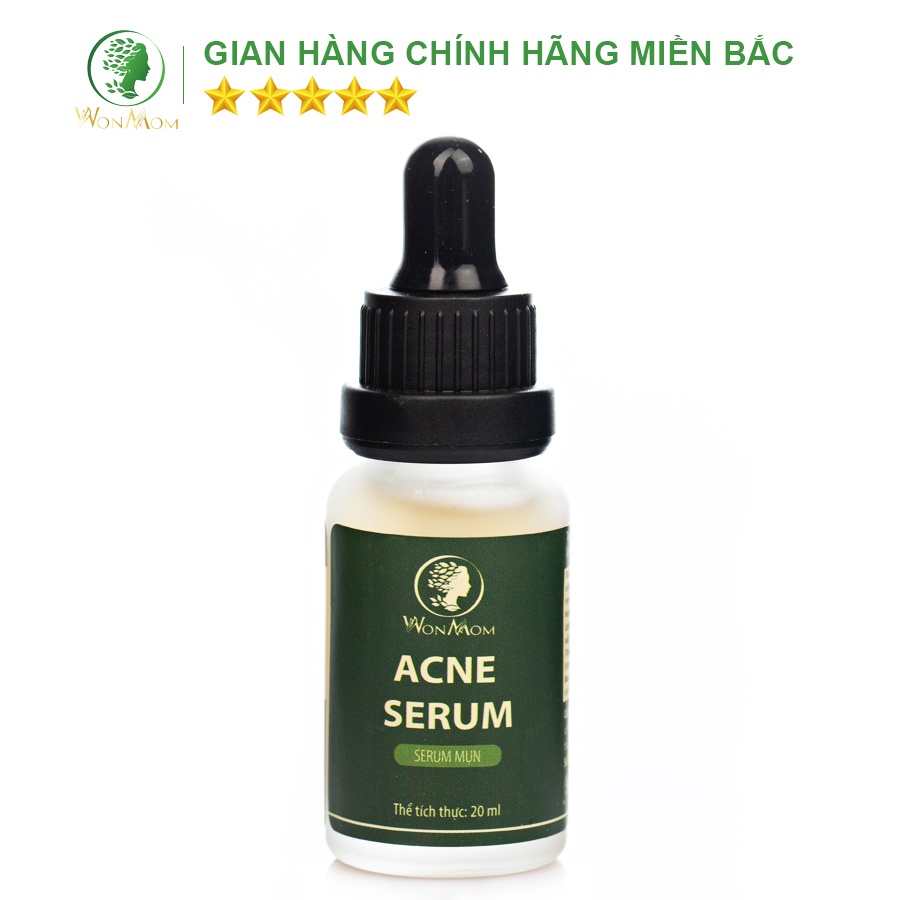 [Mã BMLTM50 giảm đến 50K] Acne serum kiềm dầu, đánh bay mụn an toàn cho mẹ bầu và sau sinh WonMom 20ml