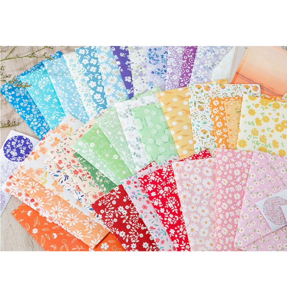 Bộ Thiệp Giấy In Hoa Cúc Và Chữ Xinh Xắn