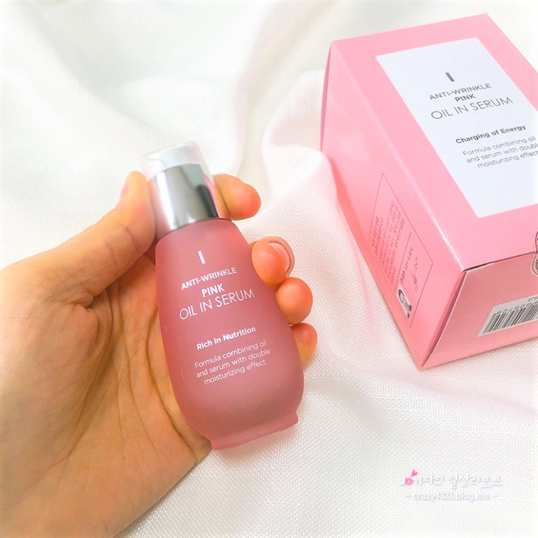 Set 2 Tinh chất ngừa lão hóa và dưỡng ẩm Charmzone Anti-Wrinkle Pink Oil in Serum 30ml x 2p