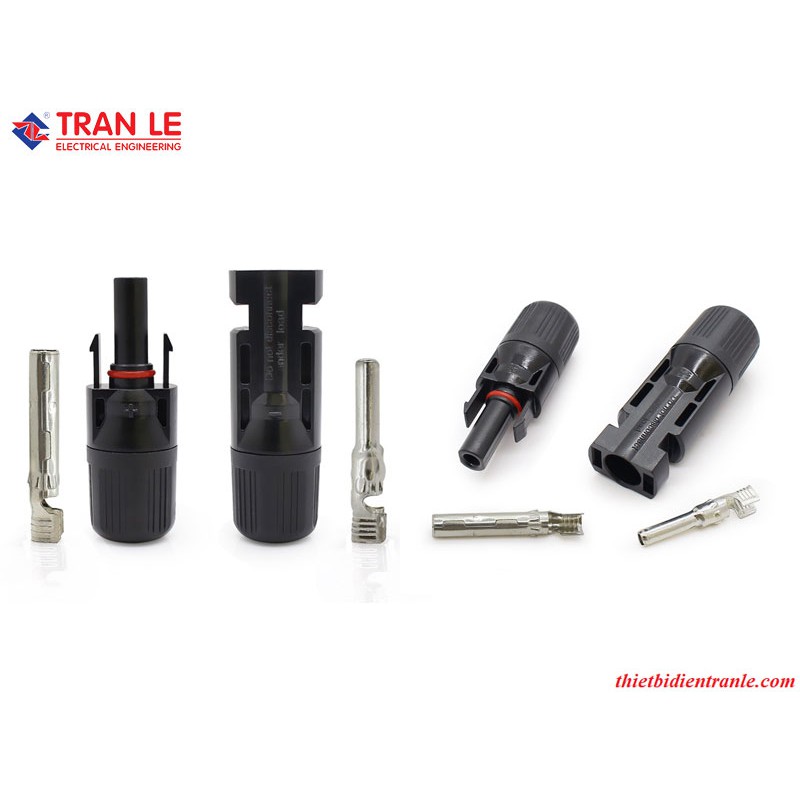 Giắc nối chống nước MC4 1500V Khớp nối dây tấm Pin năng lượng mặt trời chống nước