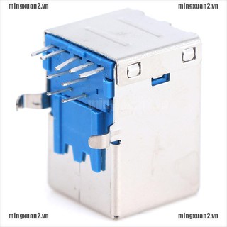 Set 10 Giắc Cắm USB 3.0 Type B Góc Phải AF