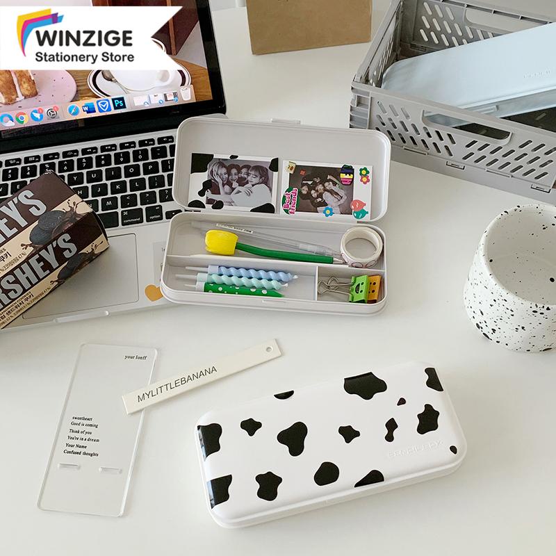 Winzige ins Stationery Box Soft Color Pencil Case Study Supplies