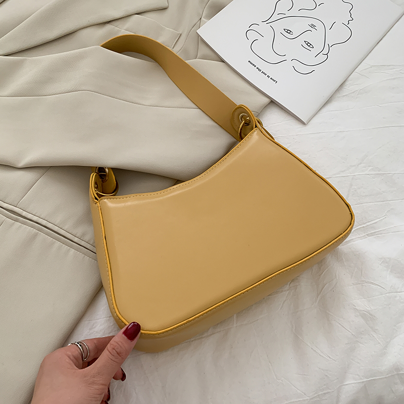 Túi Xách Tay Màu Trắng Thiết Kế Giản Dị Thời Trang