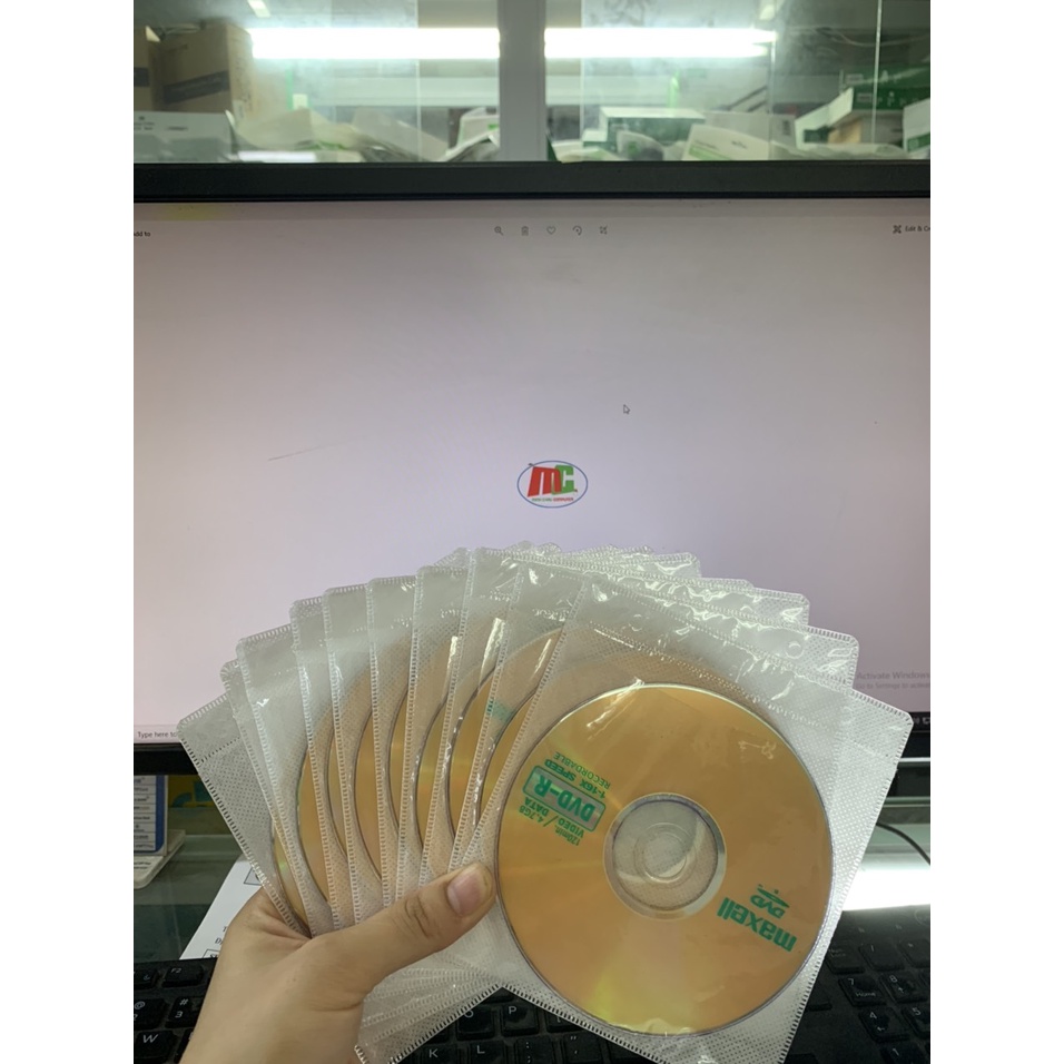 Đĩa DVD Trắng Maxel 4.7GB (Tặng Kèm Vỏ Đựng Đĩa)