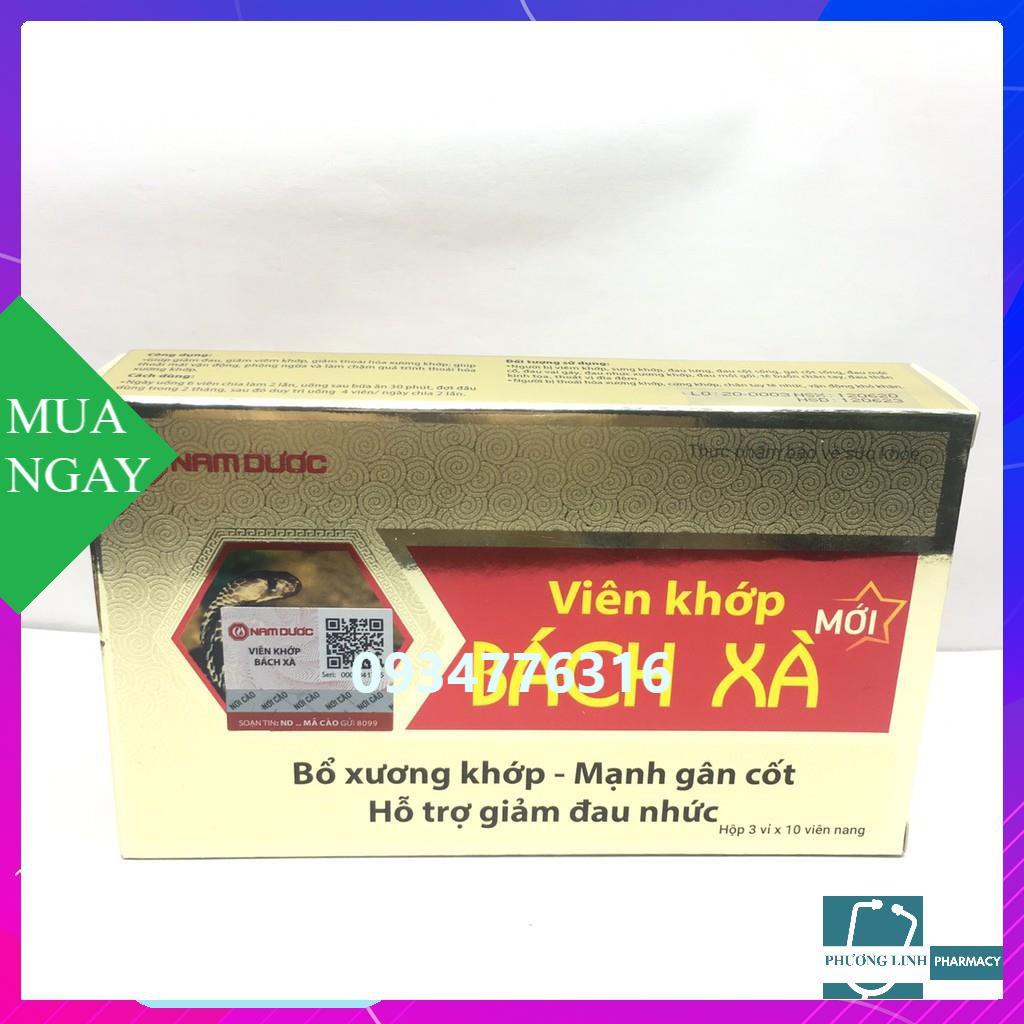 Viên khớp bách xà hộp 3 vỉ x 10 viên