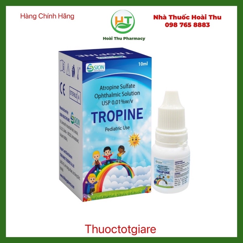 TROPINE 0,01 % - Dung dịch nhỏ mắt kiểm soát cận thị