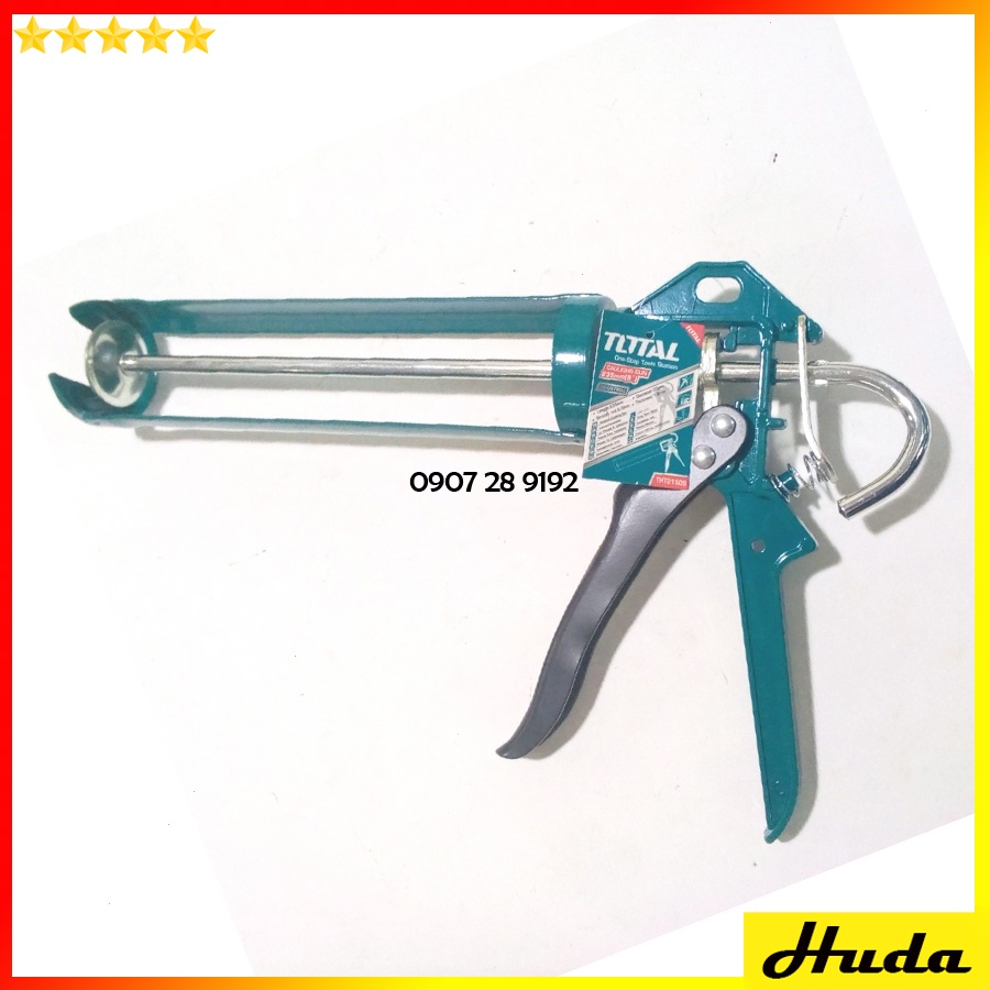Súng bơm keo silicon Total Ingco dài 235mm 280mm đường kính 55mm thân dày chắc chắn