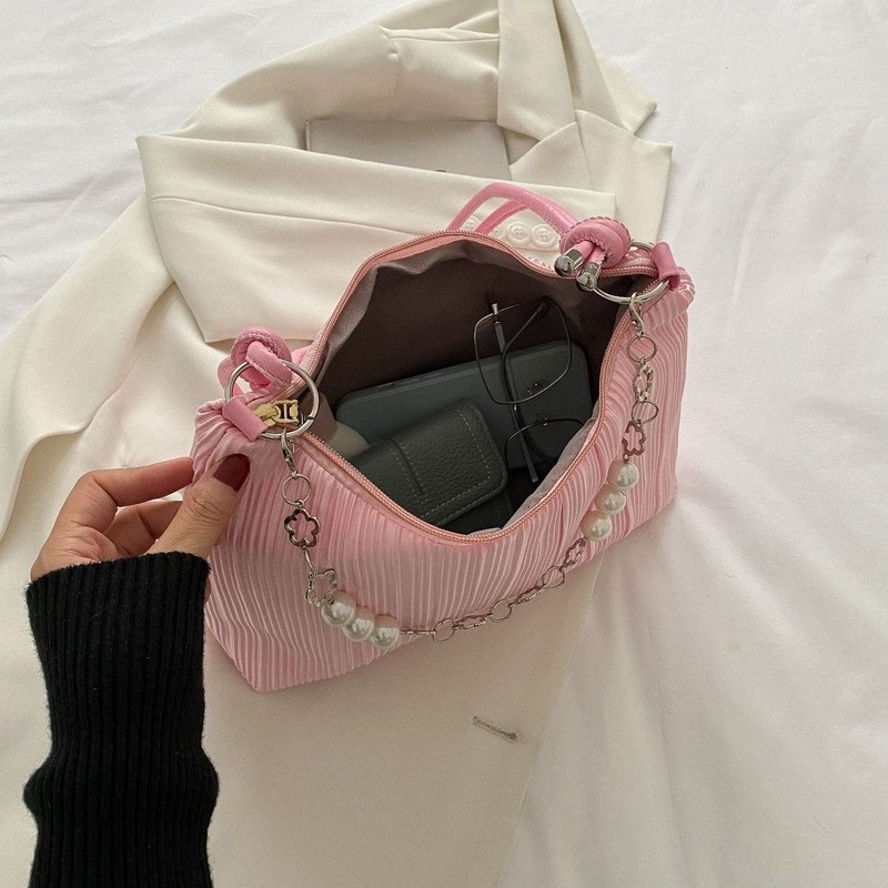 Túi Xách Tay Đeo Vai Xếp Ly Nhỏ Nhắn Tươi Mới Phong Cách Mori 2022 GYLXB292