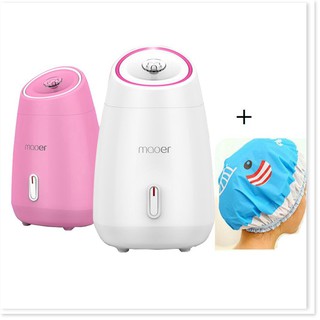 FREESHIP-Máy xông hơi mặt Hoa Quả- Thảo dược Maoer 2 in 1( Khách chọn màu)+ Quà tặng