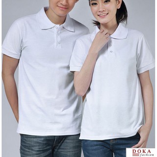 THANH LY CUỐI NĂMCOMBO 2 Áo thun cá sấu nam cao cấp, trắng DKCB001