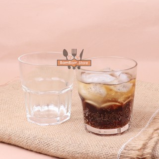 BỘ LY THỦY TINH 8 GÓC DẠNG THẤP LTT01