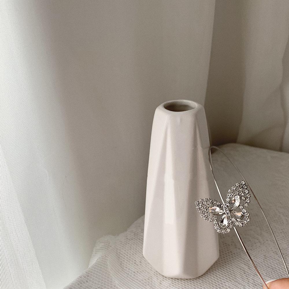 Cài Tóc Hình Con Bướm Đính Kim Tuyến Lấp Lánh Phong Cách Hàn Quốc