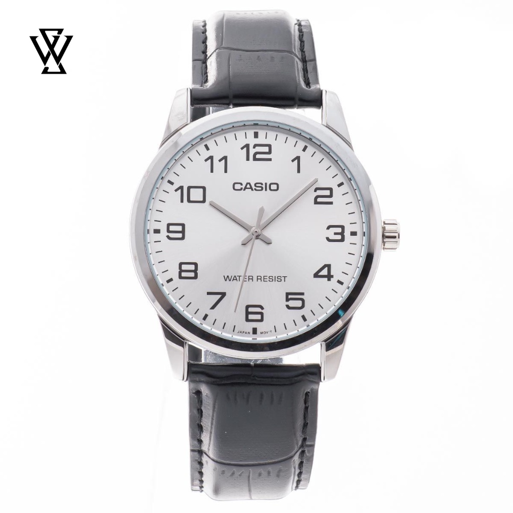 Đồng Hồ Quartz Nam Casio WATCHSTORE MTP-V001L-7BUDF Thiết Kế Kính Khoáng 38mm, Dây Đeo Da Và Vỏ Thép Không Gỉ Cao Cấp