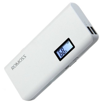sạc dự phòng cao cấp ROMOS 10.000MAH có LCD