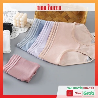 Quần Lót Nữ Tina Queen chất liệu cotton gân tăm cạp lưới mềm mại quyến rũ