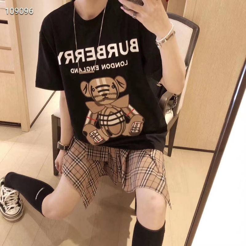 Áo thun 100% Cotton tay ngắn dáng rộng in chữ phong cách cổ điển thời trang mùa hè