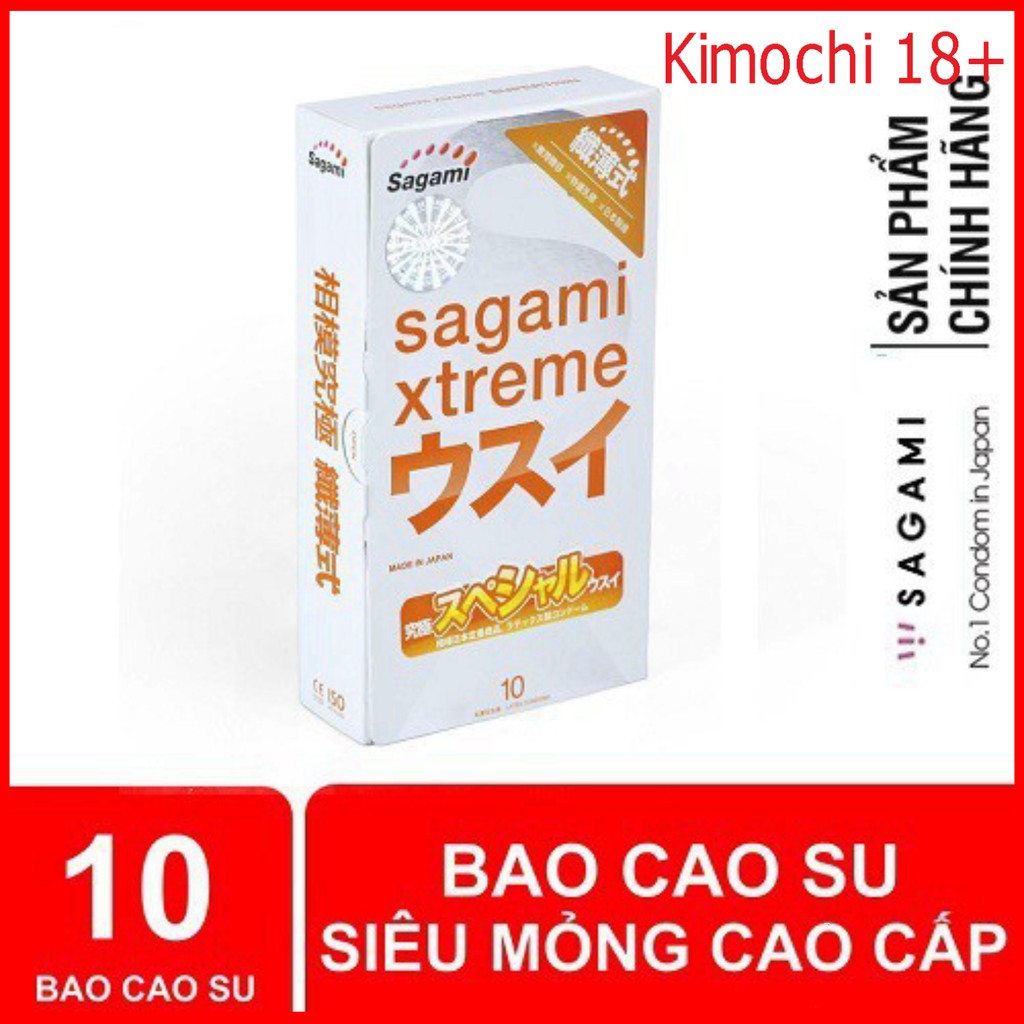 Bao cao su Sagami Superthin (Hộp 10 chiếc),Nhật Bản, Siêu mỏng vô hình