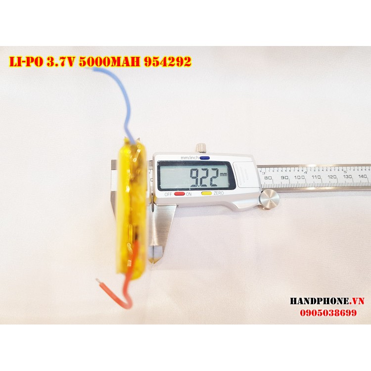 Pin Li-Po 3.7V 954292 5000mAh (Lithium Polyme)