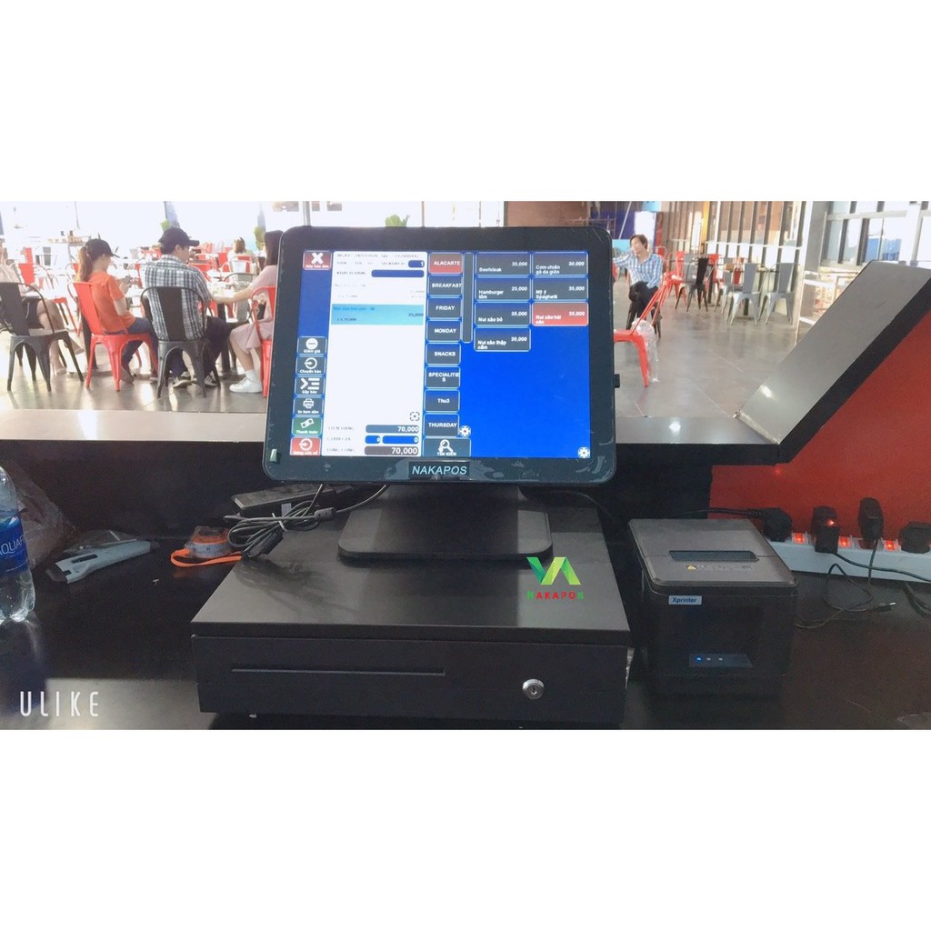TRỌN BỘ MÁY TÍNH TIỀN CẢM ỨNG NAKAPOS | BigBuy360 - bigbuy360.vn