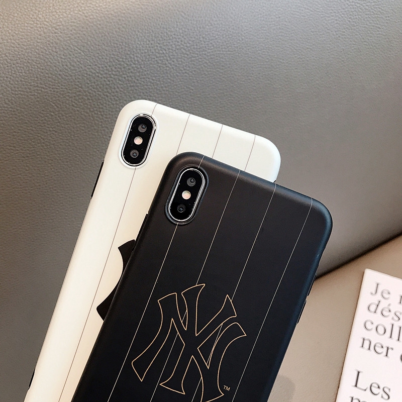 New York Yankees Trend Brand Phone case iphone X 6 6s 7 8 Plus XS MAX XR 11 Pro max soft Silicone IMD Casing