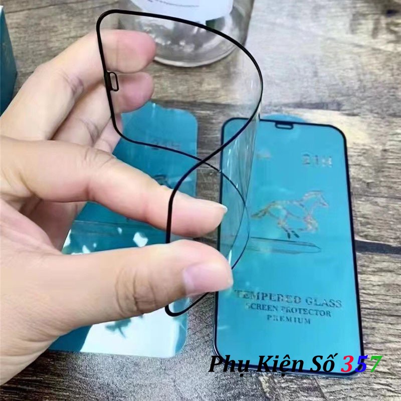 Cường lực IPHONE 6-->12Promax Con Ngựa 21H độ cứng kính cao hơn cường lực thông thường (Tặng bộ lau)