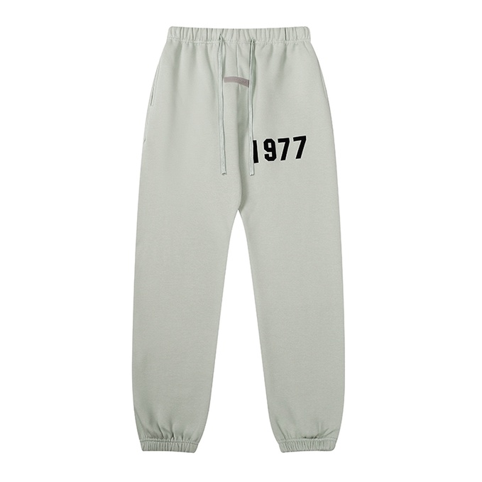 Hàng Có Sẵn Quần Joggers Bằng Vải Nhung In Chữ Sương Mù Cần Thiết Dành Cho Đường