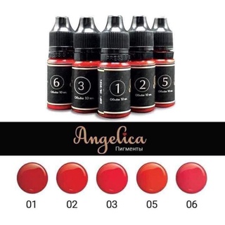 Mực angelica nga 5ml mày môi mí phun xăm thẩm mỹ