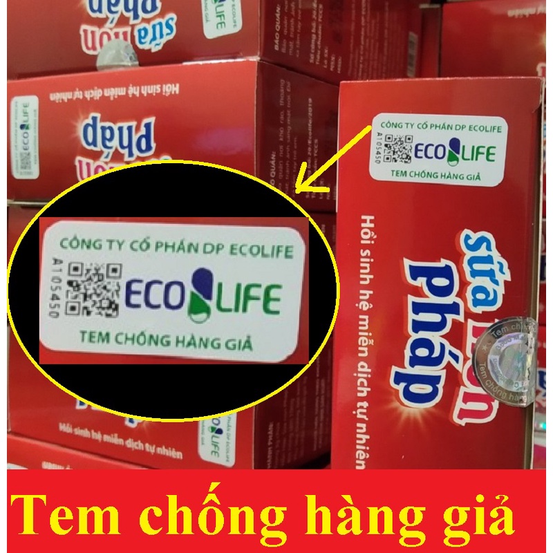 Bộ đôi men sống hữu cơ và sữa non pháp ecolife (hộp 30 gói) hỗ trợ bé ăn ngon,tiêu hoá tốt,miễn dịch khoẻ mạnh