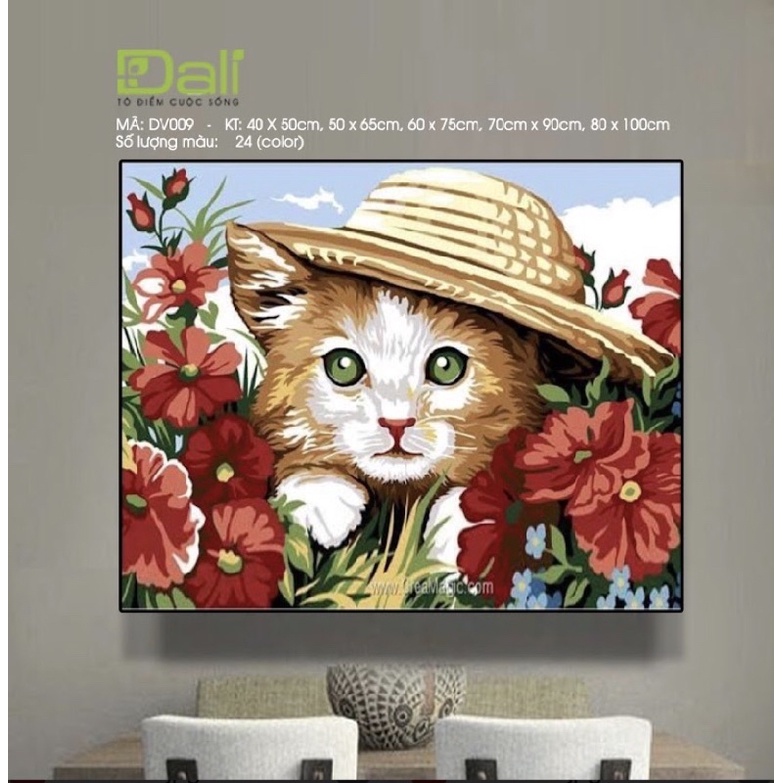 Tranh sơn dầu số hoá Dali mã DV009