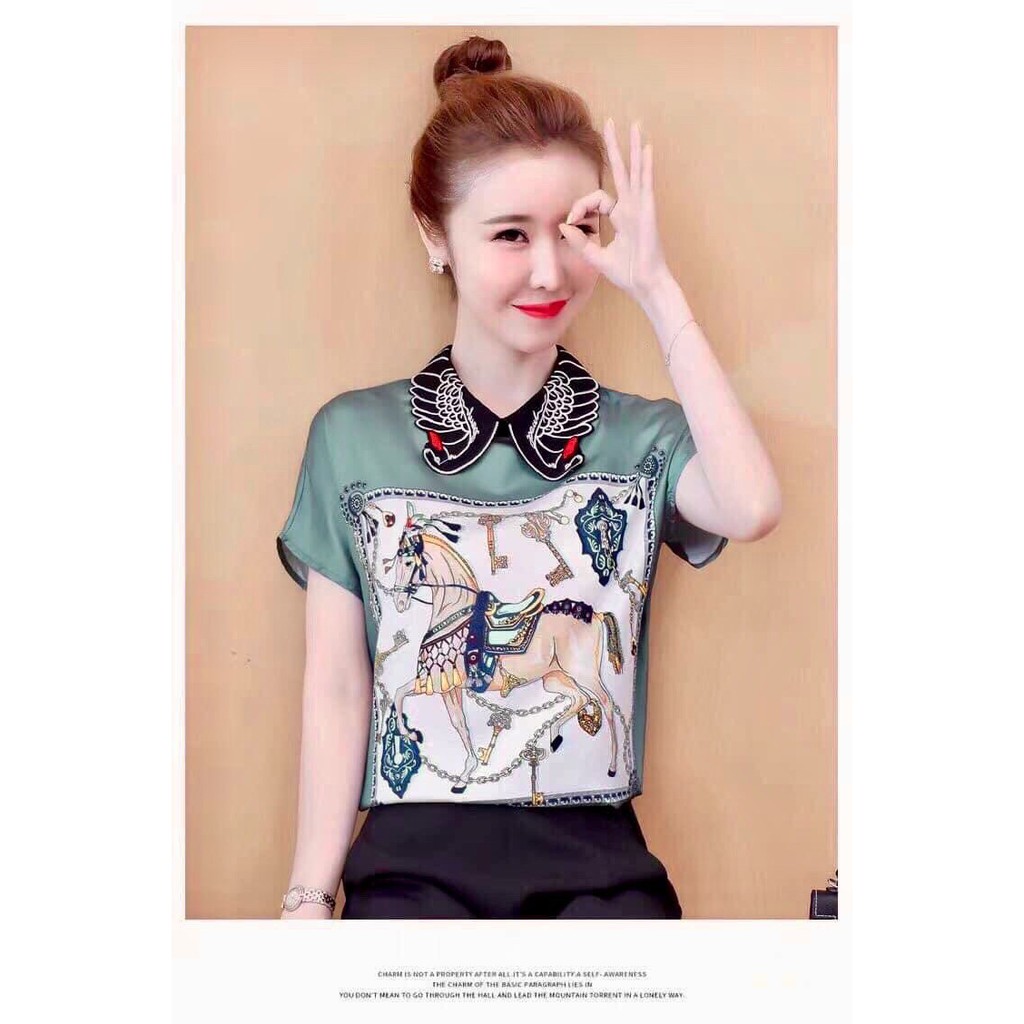 cổ lá sen thiên nga đen mã CO410