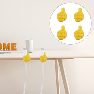 Set 4 Móc Treo Dây Điện Gắn Tường Hình Bàn Tay Dễ Thương