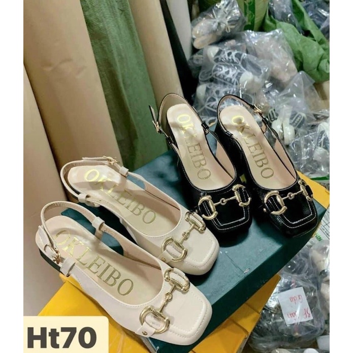 ] Sandal hàn quốc xích dd gót 3cm, giá 90k,FRESSHIP,ĐẾ CAO 5 CM, đủ size 35-39