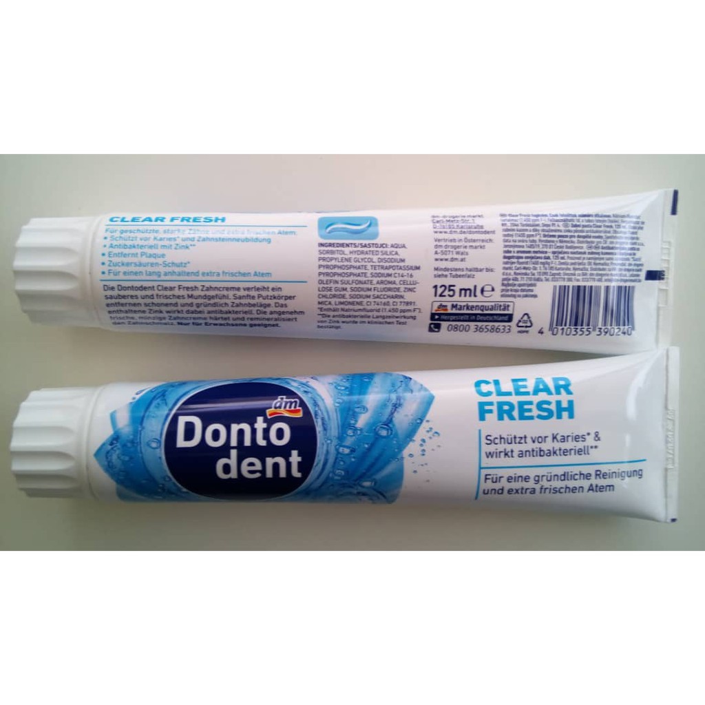 Kem đánh răng Dontodent thơm miệng