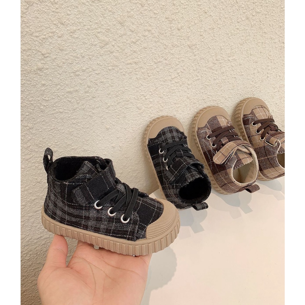 Giày Vải Canvas Đế Mềm Thoáng Khí Dễ Phối Đồ Thời Trang Mùa Xuân Cho Bé Gái