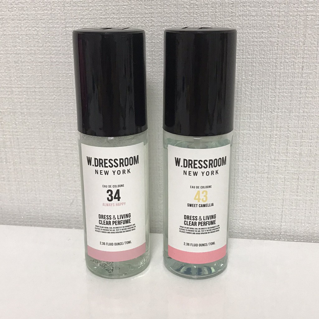 Nước hoa xịt vải hoa trà Wdressroom No 43 Sweet Camellia 70ml xịt thơm quần áo Hàn Quốc (Shop Bunny Beans) | Thế Giới Skin Care