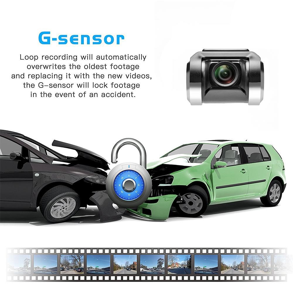 Camera hành trình ô tô, xe hơi, full HD 1080p, tích hợp màn hình Android - cổng USB