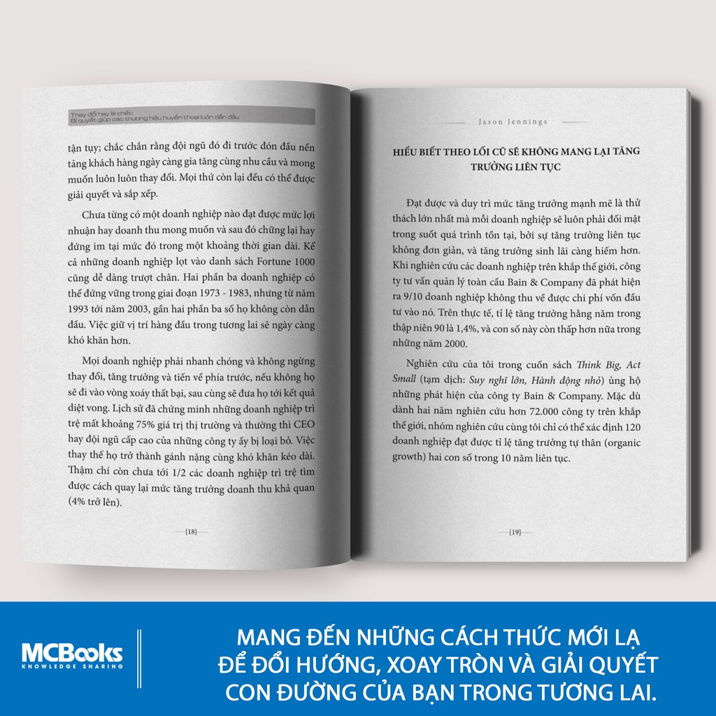 Sách - Thay Đổi Hay Là Chết - Bí Quyết Giúp Các Thương Hiệu Huyền Thoại Luôn Dẫn Đầu - 8935246925713  - BizBooks
