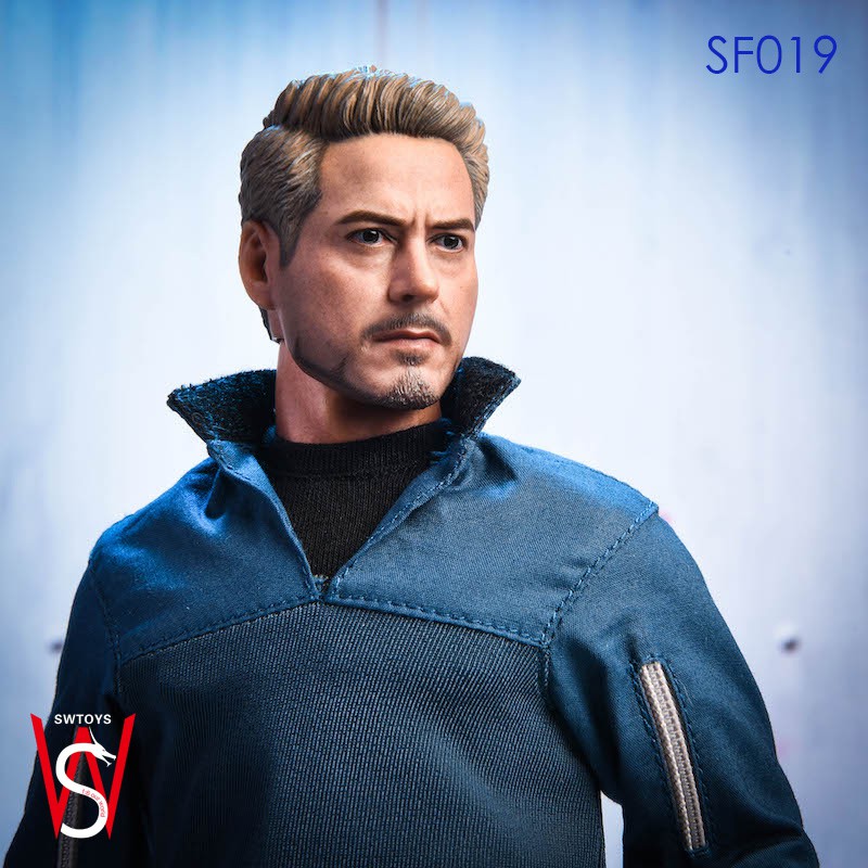 Mô hình Iron Man Tony Stark Avengers Endgame Jacket SWToys tỉ lệ 1/6