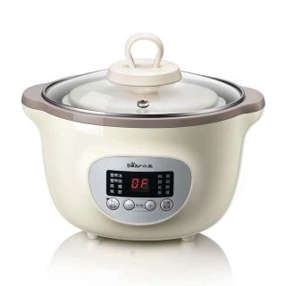 Nồi nấu cháo chậm bear 1.6L + CÓ LỒNG HẤP
