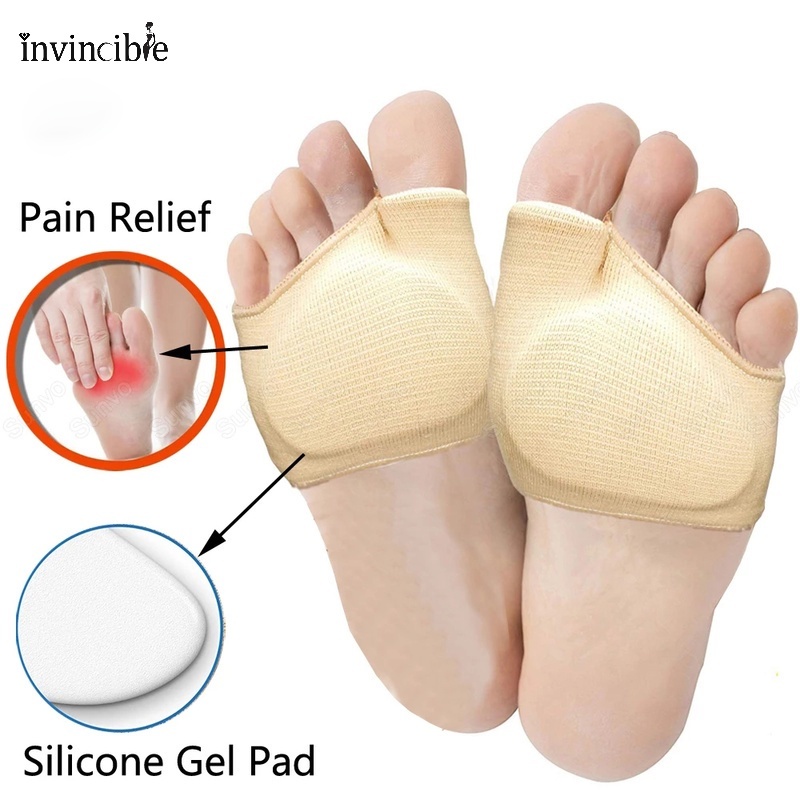 1 Cặp Miếng Đệm Nửa Ngón Chân Giảm Đau Chống Vẹo Ngón Chân Tiện Dụng