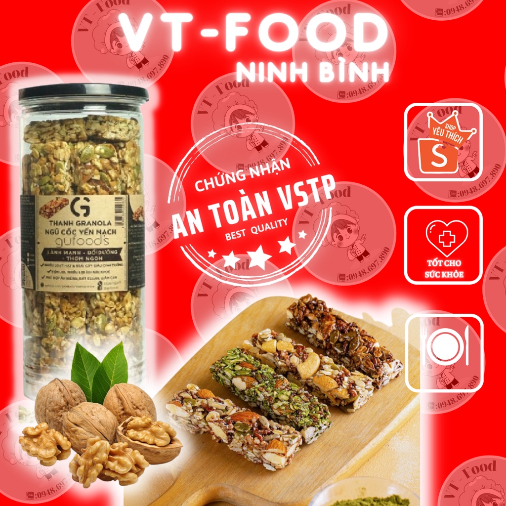 Thanh Gạo Lứt Dinh Dưỡng Mix Hạt Ăn Kiêng Hỗ Trợ Giảm Cân ( TẶNG GIÁO TRÌNH TẬP LUYỆN CÙNG HUẤN LUYỆN VIÊN CÁ NHÂN)