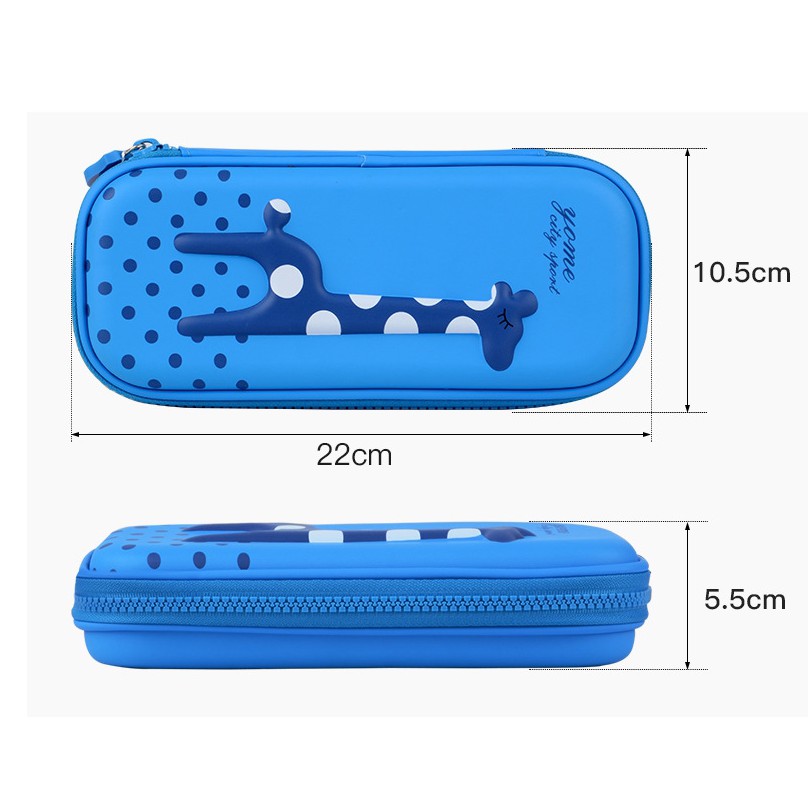 Hộp Bút Cỡ Lớn In Hình Hươu Cao Cổ Hoạt Hình Dễ Thương