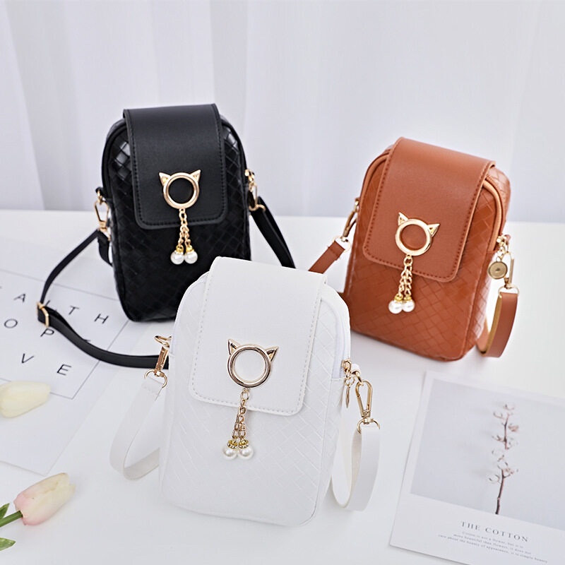 Túi xách YADOU đeo 1 bên vai mini đựng chìa khóa/ tiền xu thời trang cho nữ